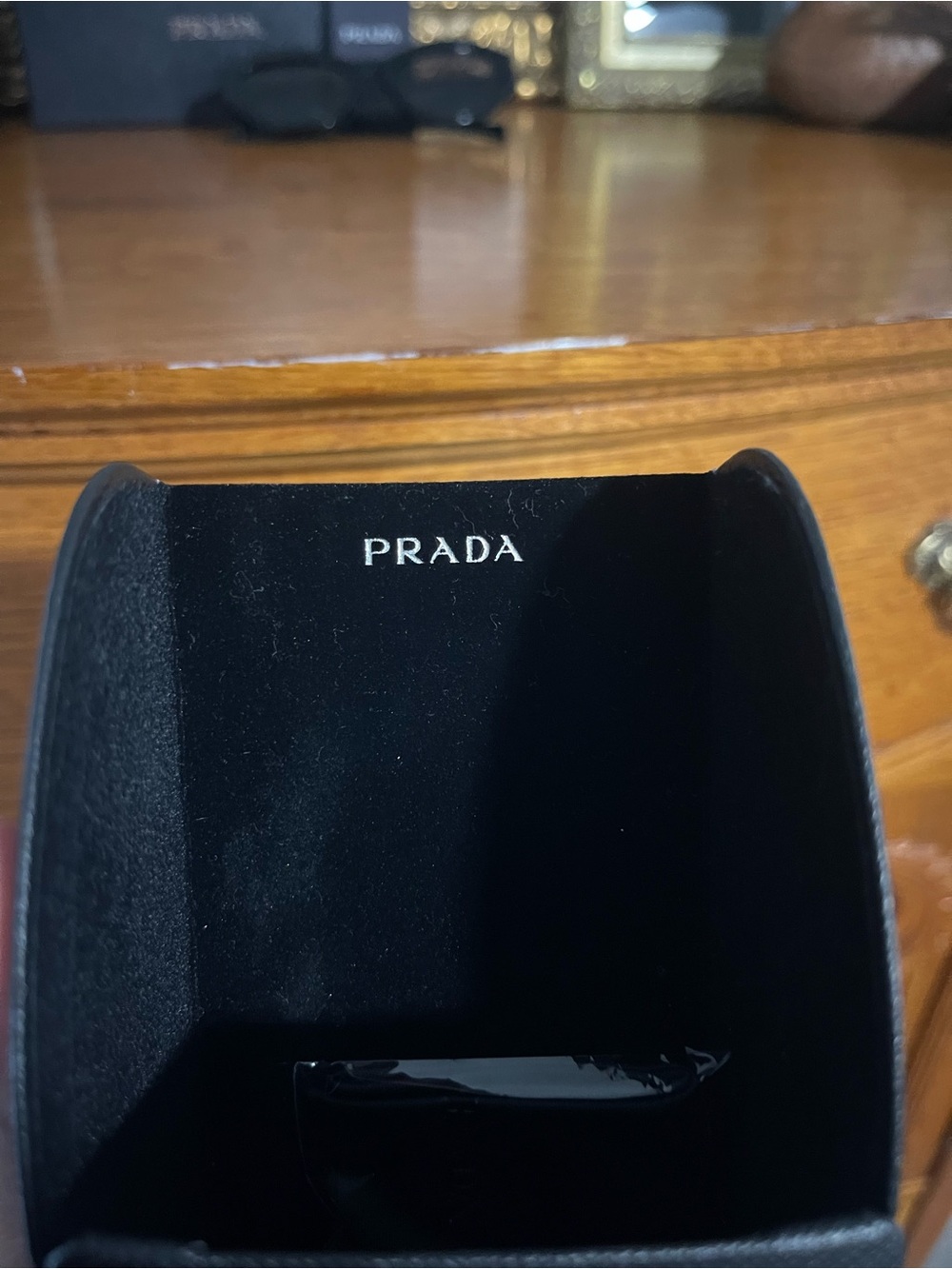 Authentic Prada Black Cat-Eye Sunglasses with Gradient Lenses - Picture 11 of 15
